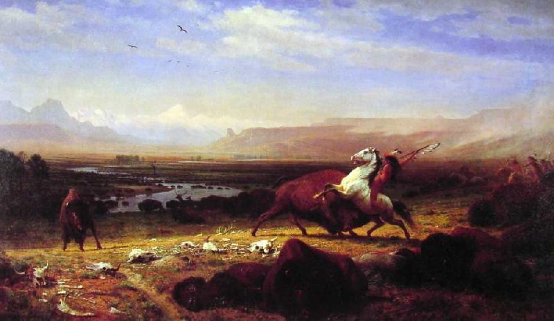 Albert Bierstadt The Last of the Buffalo China oil painting art